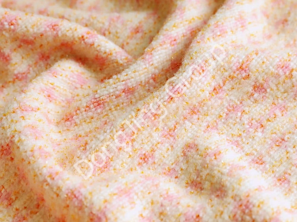 0KW0266-Golden Sakura Pink Duft faux fur fabric