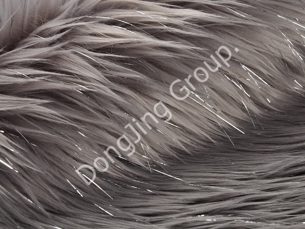 DP0940-Grauer Clipdruck Seidenrollenbündel faux fur fabric