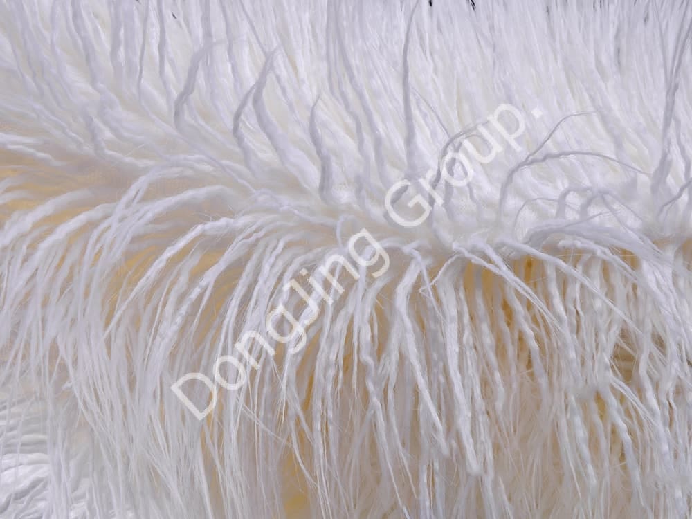 DP0969-Weiße Zweifachrolle Rolle faux fur fabric