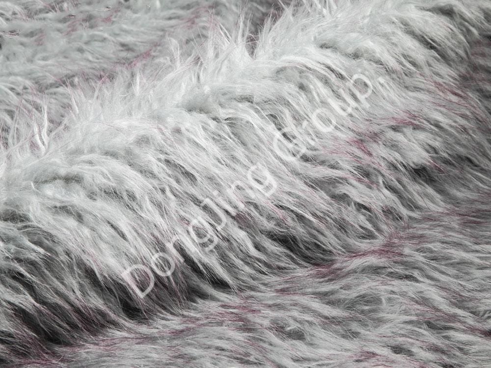 9KW0336-Hellblaue Wollspitze schiebt Strandwolle faux fur fabric