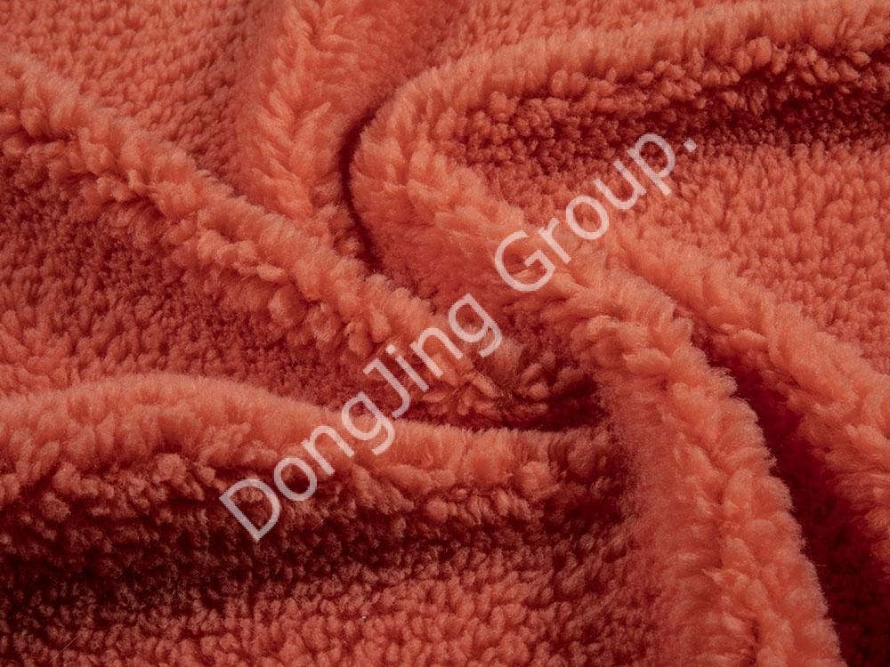 9P2077-Kurkuma Mandarine schön wollig faux fur fabric