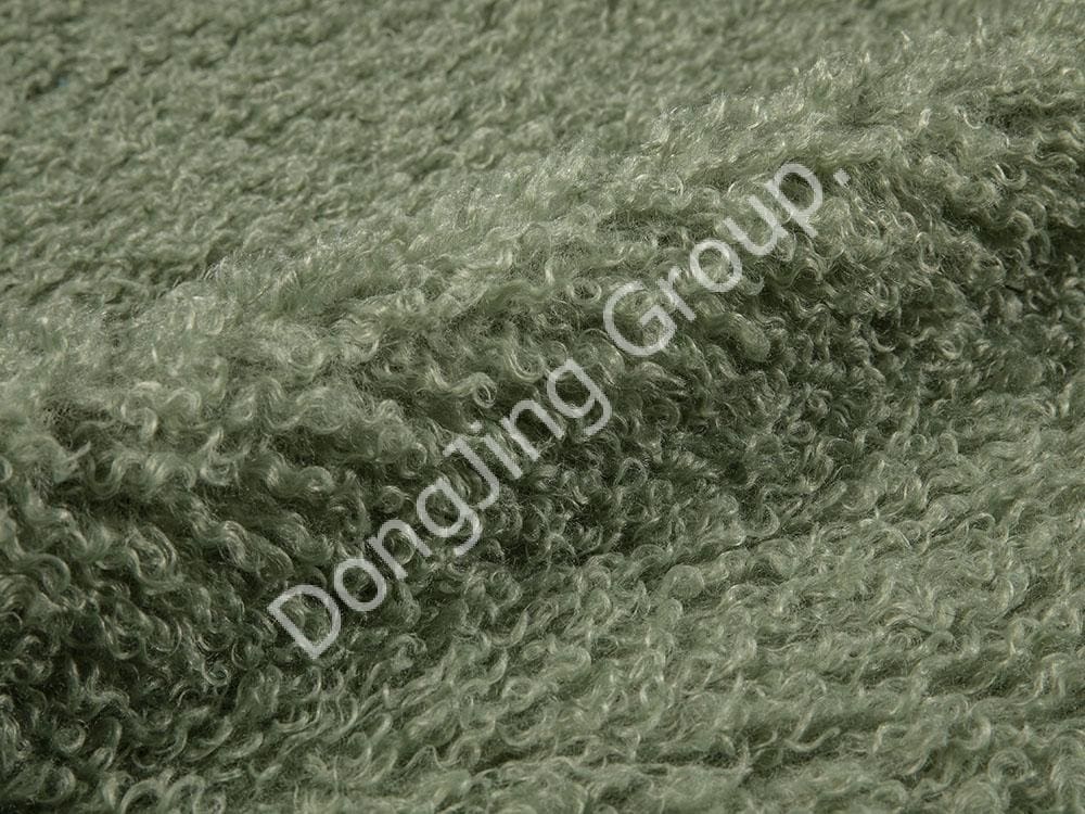 9Q0404-Grünes tibetisches Kaschmir-Lammhaar faux fur fabric