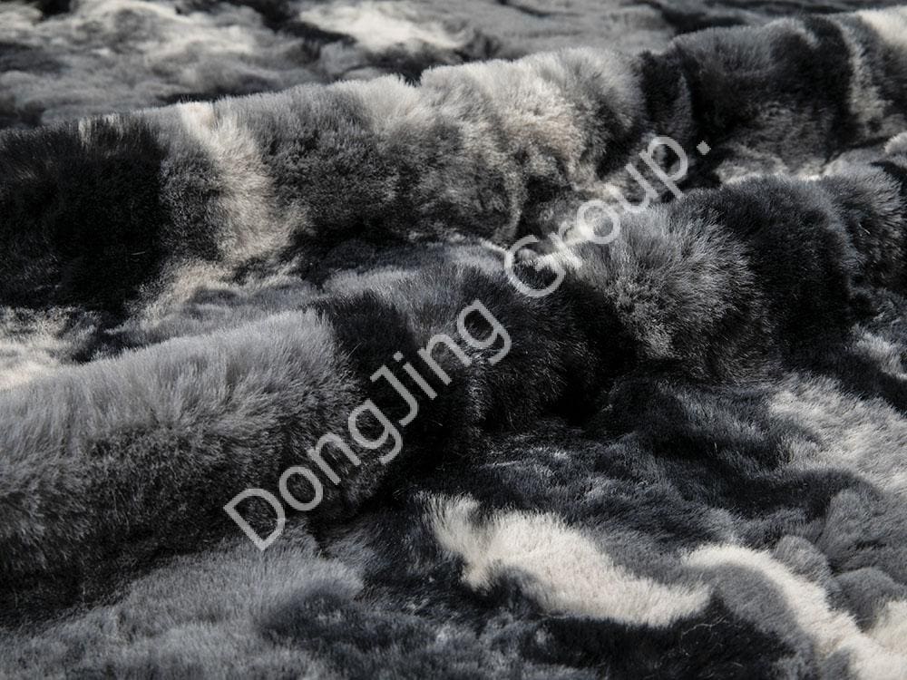 9T1342-Dieser weiße Schnittblumenpinsel aus Kaninchenhaar faux fur fabric