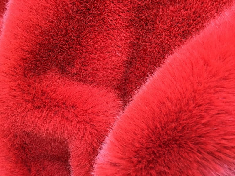 XD0006-Roter Kies-Goldfuchs faux fur fabric