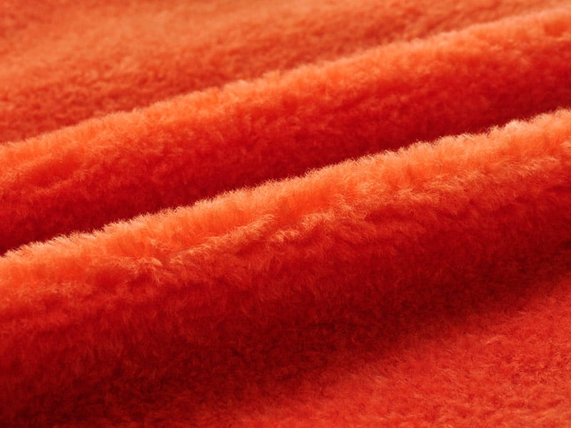 XKT0252-Korallenoranger kleiner Toka faux fur fabric